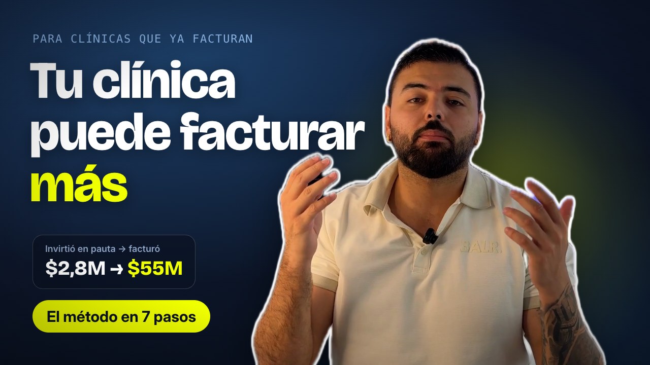 Video: Tu clínica puede facturar más — el método en 7 pasos